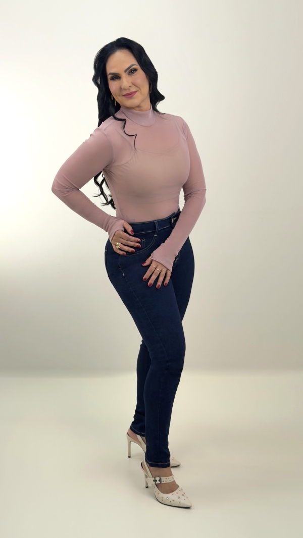 Body tule ML gola alta