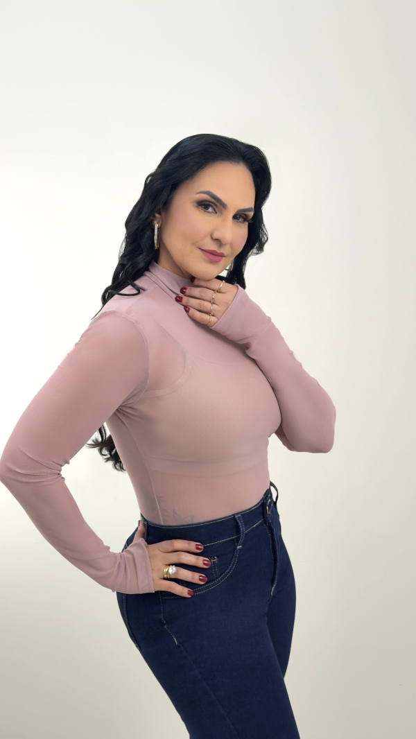 Body tule ML gola alta